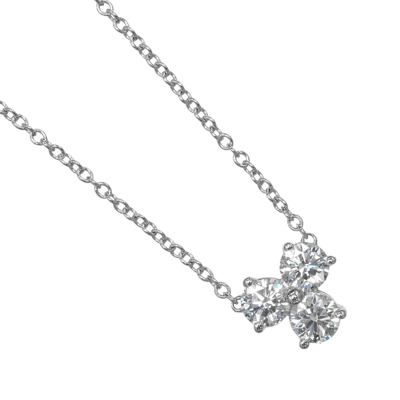 ティファニー ネックレス アリア Pt950プラチナ ダイヤモンド 約2.68g TIFFANY&Co.【中古】Aランク|質にしきの【ブランド販売・買取】