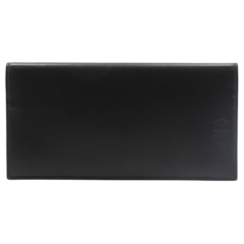 ダンヒル Dunhill 札入れ FV1000A カーフ 黒 オープン メンズ【中古】A-ランク