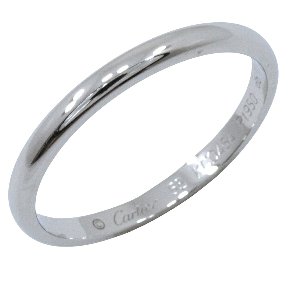 カルティエ CARTIER ウェディング 14.5号 リング・指輪 CRB4078000 Pt950プラチナ 約2.8g wedding レディース【中古】A-ランク