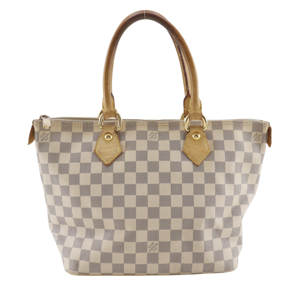 ルイ・ヴィトン LOUIS VUITTON サレヤPM ハンドバッグ N51186 ダミエアズールキャンバス 白 手提げ A5 ファスナー Saleya PM レディース【中古】|質にしきの【ブランド販売・買取】