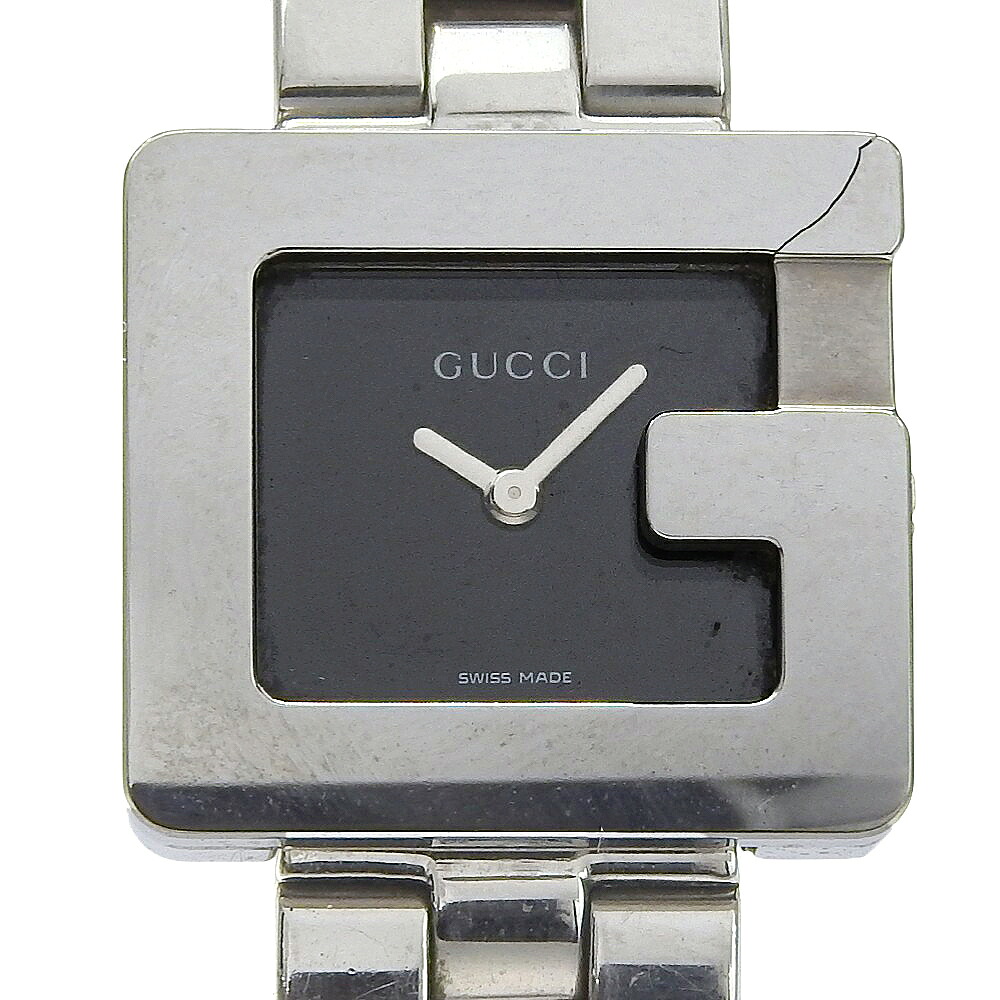 グッチ GUCCI 腕時計 3600L ステンレススチール クオーツ アナログ表示 黒文字盤 レディース【中古】|質にしきの【ブランド販売・買取】