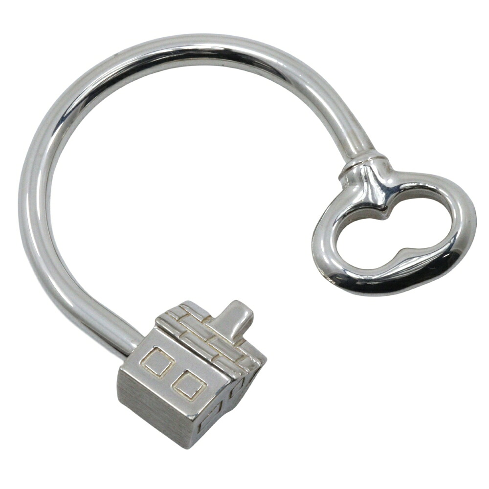ティファニー TIFFANY&Co. キーリング キーホルダー マイスイートホーム ハウスモチーフ シルバー925 Key ring ユニセックス【中古】A-ランク|質にしきの【ブランド販売・買取】