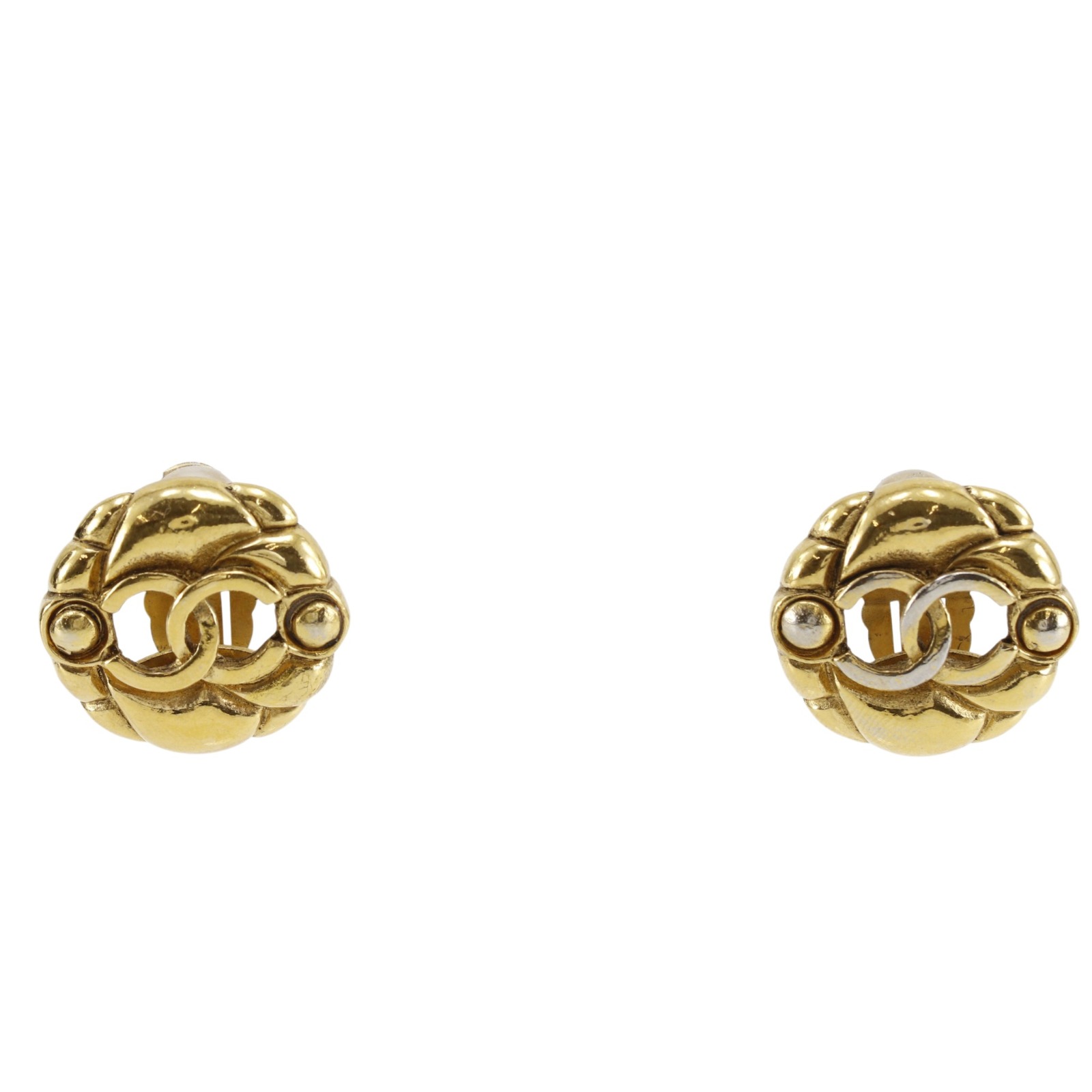 シャネル CHANEL ココマーク イヤリング ヴィンテージ 金メッキ 1988年 23 約15.7g COCO Mark レディース【中古】|質にしきの【ブランド販売・買取】