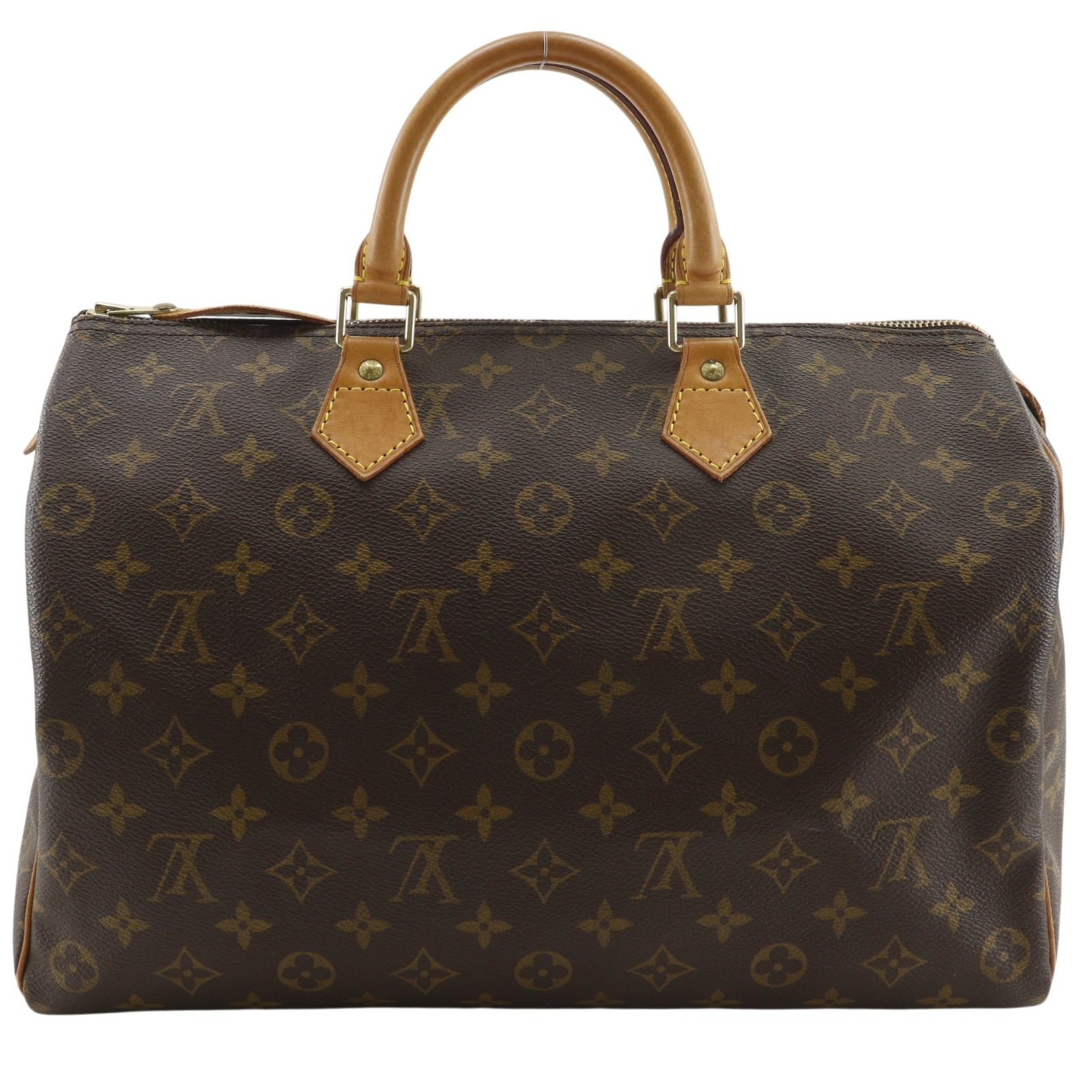 ルイ・ヴィトン LOUIS VUITTON スピーディ35 ハンドバッグ ミニボストン M41524 モノグラムキャンバス 1998年 茶 SP0988 手提げ A4 ファスナー Speedy 35 ユニセックス【中古】|質にしきの【ブランド販売・買取】