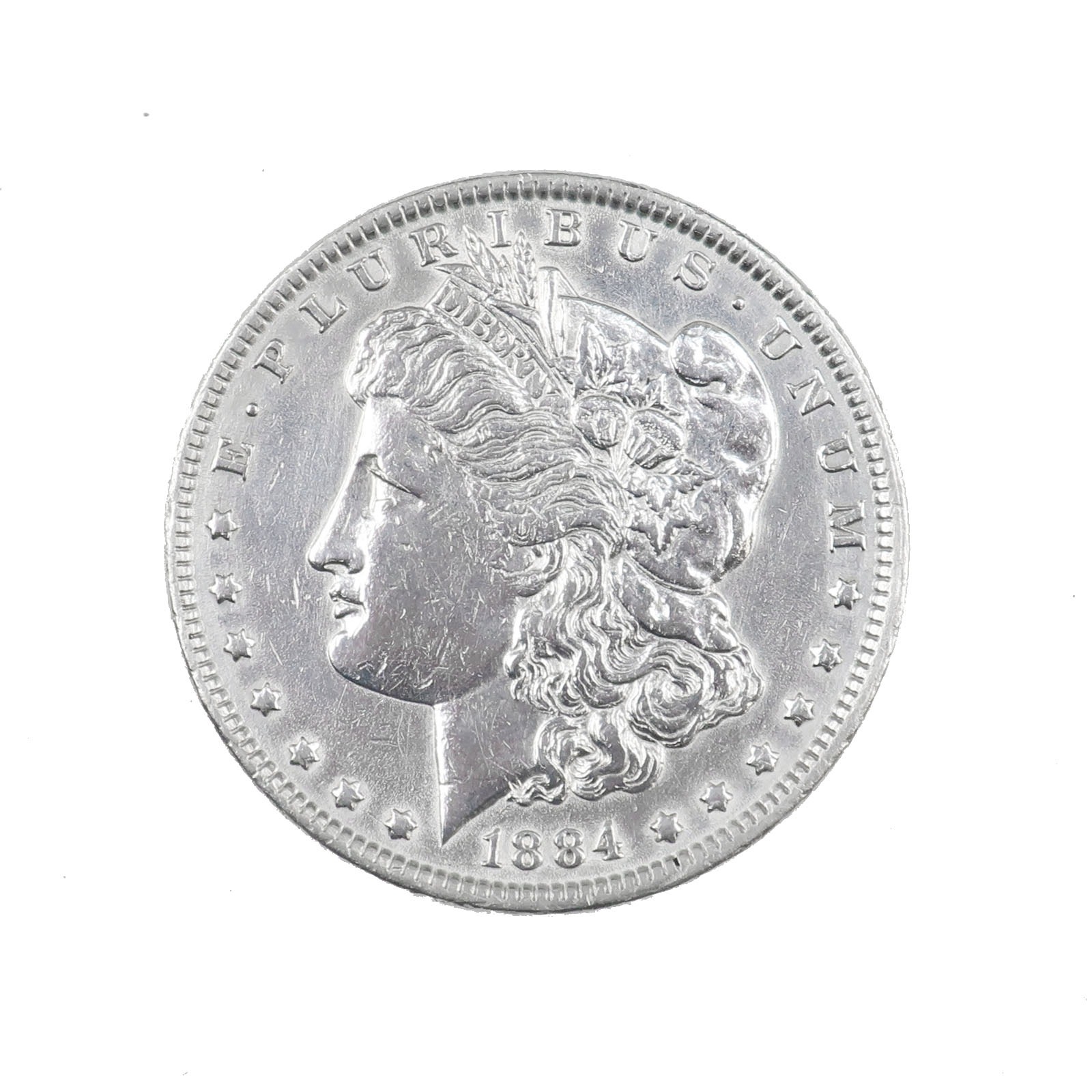 アメリカ1ドル 貨幣 モルガン銀貨 1884年 シルバー US dollar _【中古】A-ランク｜質にしきの【ブランド販売・買取】