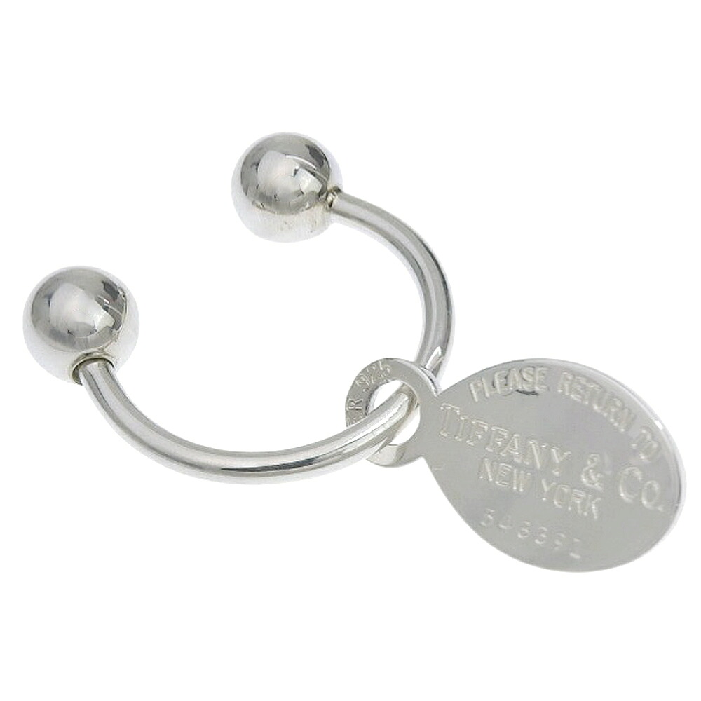 ティファニー TIFFANY&Co. リターントゥティファニー オーバルタグ キーホルダー キーリング シルバー925 Return to TIFFANY & Co. oval tag ユニセックス【中古】Aランク｜質にしきの【ブランド販売・買取】
