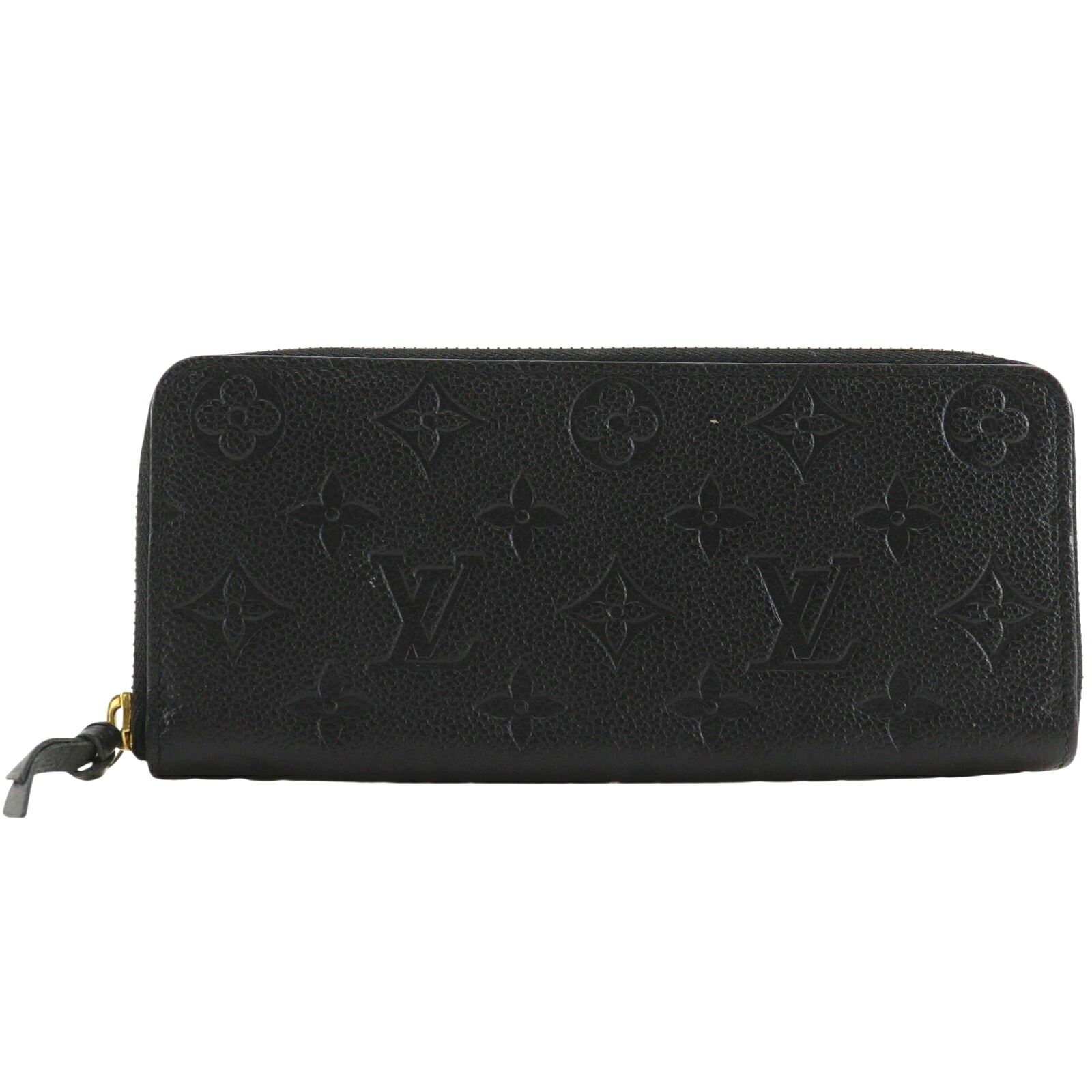 ルイ・ヴィトン LOUIS VUITTON ポルトフォイユ・クレマンス 長財布 ラウンドファスナー M60171 モノグラムアンプラント ノワール 2019年 黒 SP1119 ファスナー Portefeiulle Clement ユニセックス【中古】A-ランク｜質にしきの【ブランド販売・買取】