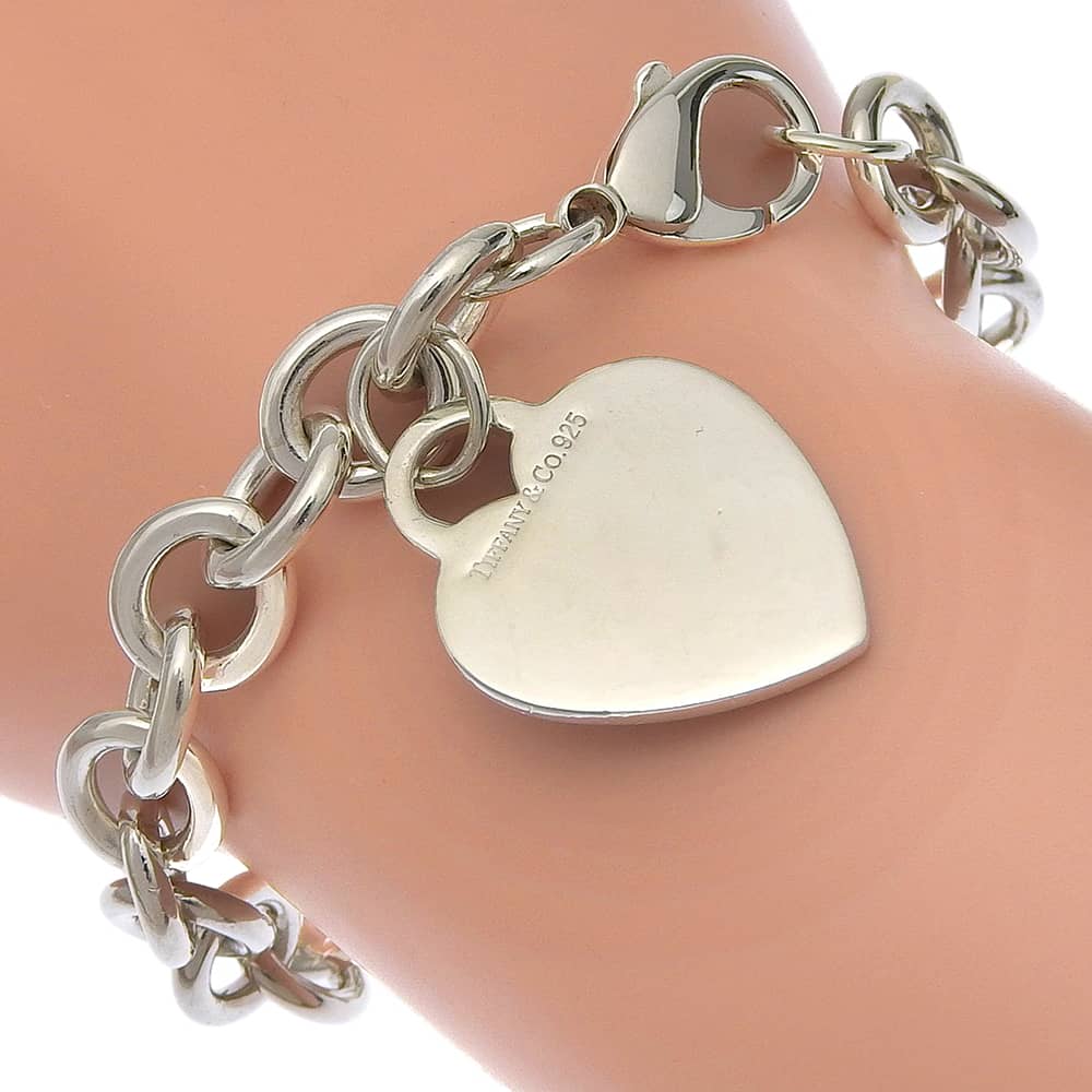 ティファニー TIFFANY&Co. ハートタグ ブレスレット シルバー925 約33.2g Heart tag ユニセックス【中古】A-ランク|質にしきの【ブランド販売・買取】