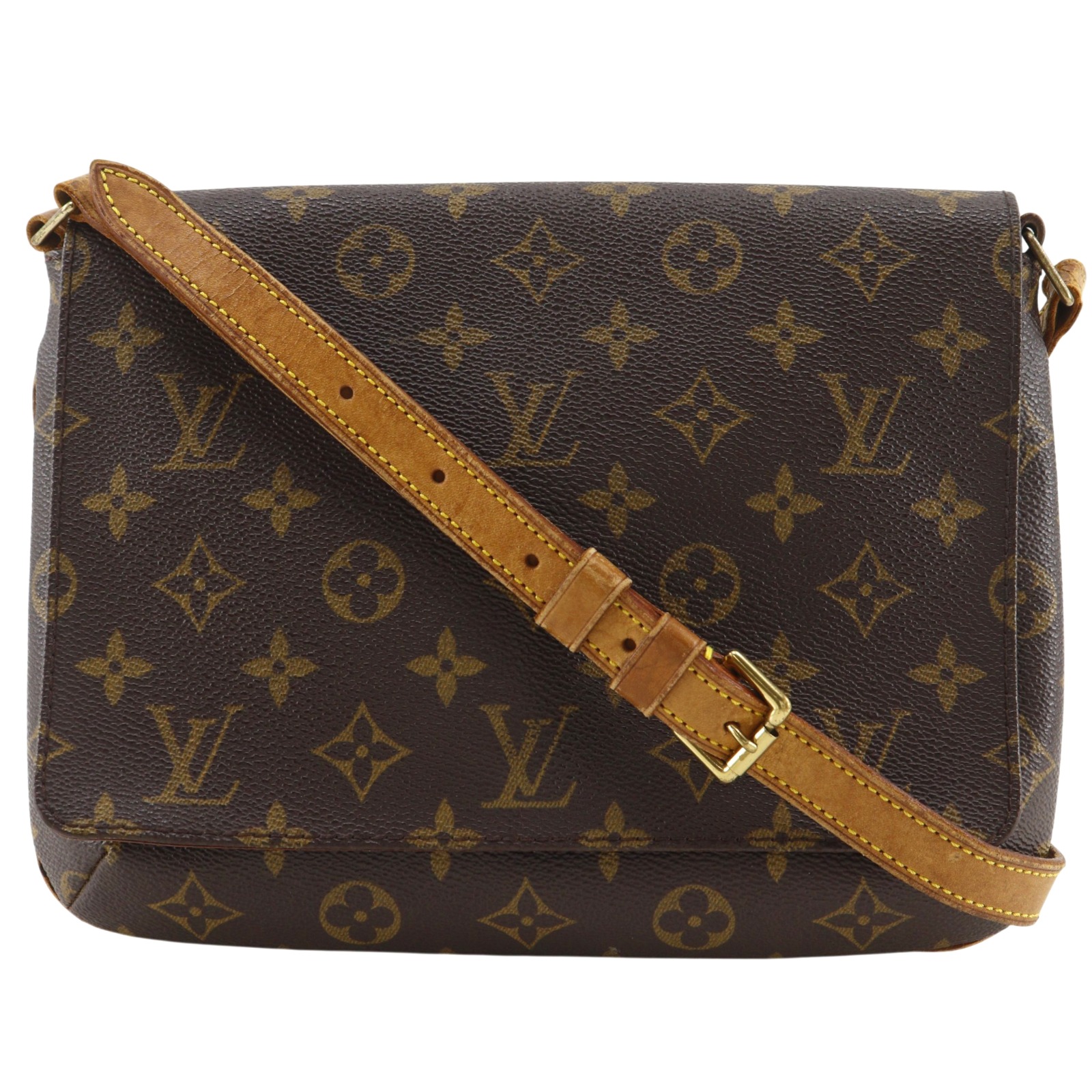 ルイ・ヴィトン LOUIS VUITTON ミュゼット・タンゴ ショルダーバッグ ショートストラップ M51257 モノグラムキャンバス 2001年 茶 SP0081 肩掛け マグネットタイプ Muse Tango レディース【中古】|質にしきの【ブランド販売・買取】