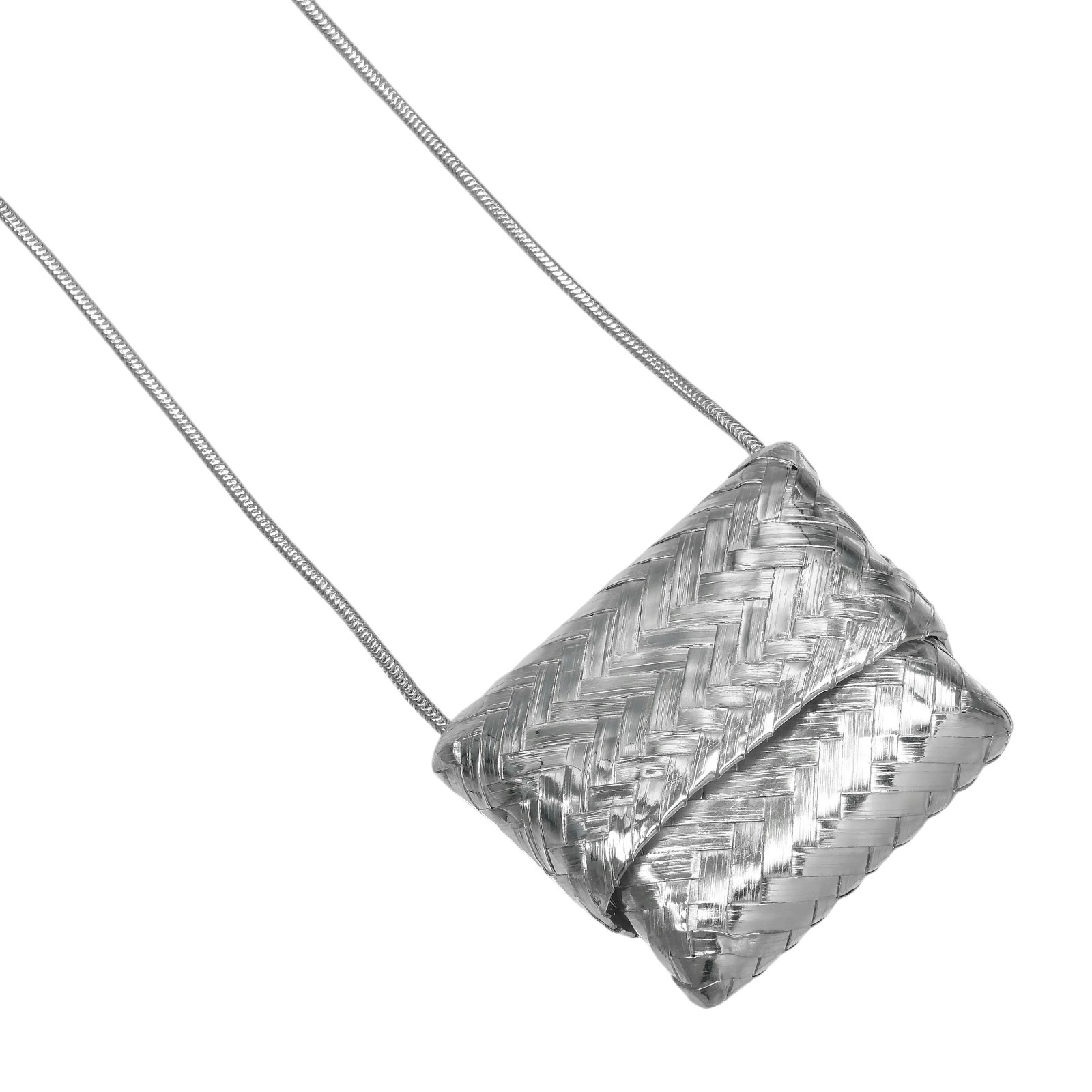 ティファニー TIFFANY&Co. ピルケース ロングネックレス ネックレス イントレチャートバック ヴィンテージ 希少 シルバー925 メキシコ製 約31g Pill case long necklace ユニセックス【中古】Aランク｜質にしきの【ブランド販売・買取】