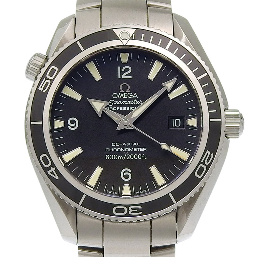 オメガ OMEGA シーマスタープロフェッショナル600M 腕時計 クロノメーター 2201.50 ステンレススチール 自動巻き アナログ表示 黒文字盤 Seamaster Professional 600M メンズ【中古】|質にしきの【ブランド販売・買取】