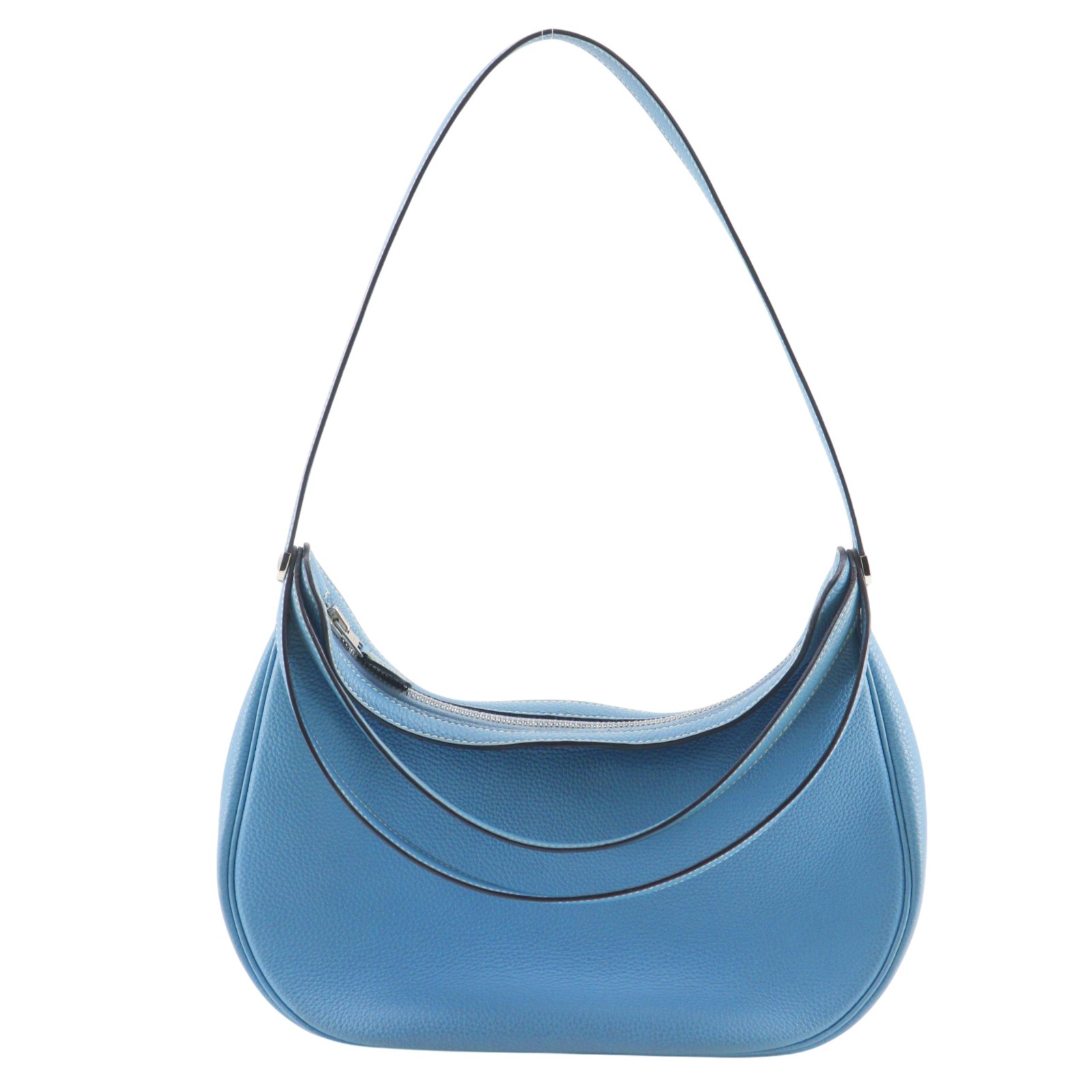 エルメス HERMES カポラル ショルダーバッグ □G トゴ ブルージーン 2003年 シルバー金具 肩掛け ファスナー Caporal レディース【中古】｜質にしきの【ブランド販売・買取】 498,000円