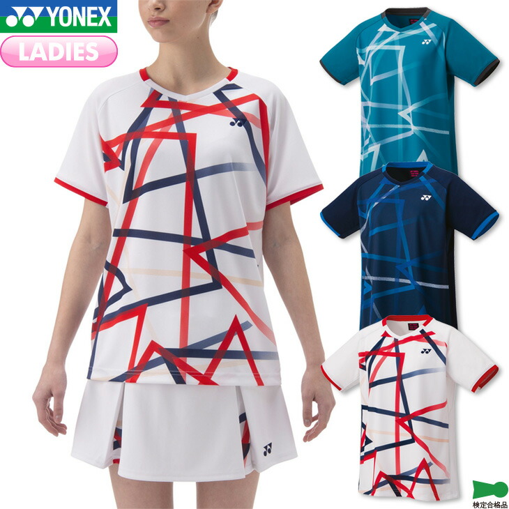 楽天市場】ヨネックス バドミントンウェア レディース ゲームシャツ