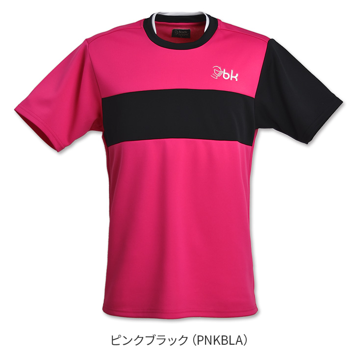 ブラックナイト ゲームウェア T-1514 低価格で大人気の ユニ 男女兼用 バドミントン テニス ゲームシャツ スカッシュ  日本バドミントン協会審査合格品 ユニフォーム