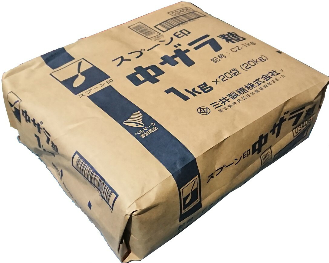 物品 1kg×20個 三井製糖 白ザラ糖 スプーン印 大粒 20袋 Z1