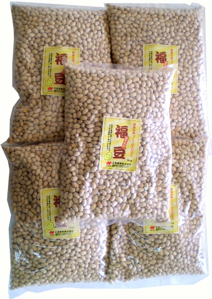 やわらかサクサク　節分　福豆　お徳用（国内産煎り大豆）　５ｋｇ(1kg×5袋)　年中お届け！