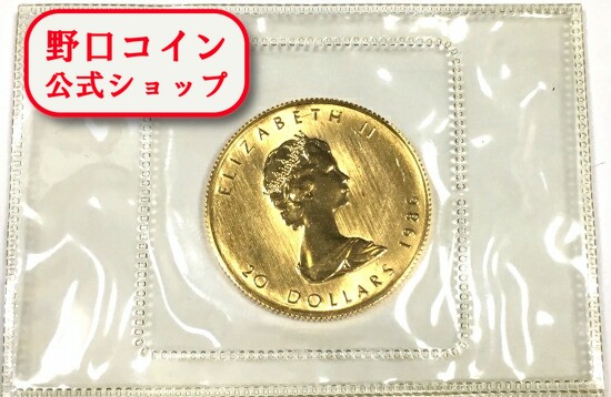 楽天市場】即納 1989 カナダ メイプル金貨 1/2オンス : 野口