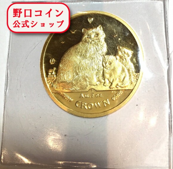 【希少品】24金　キャット　1/25オンス　2005年　ヒマラヤ猫　24k 楽天市場】即納 2005 マン島キャット金貨 1/25オンスヒマラヤキャット
