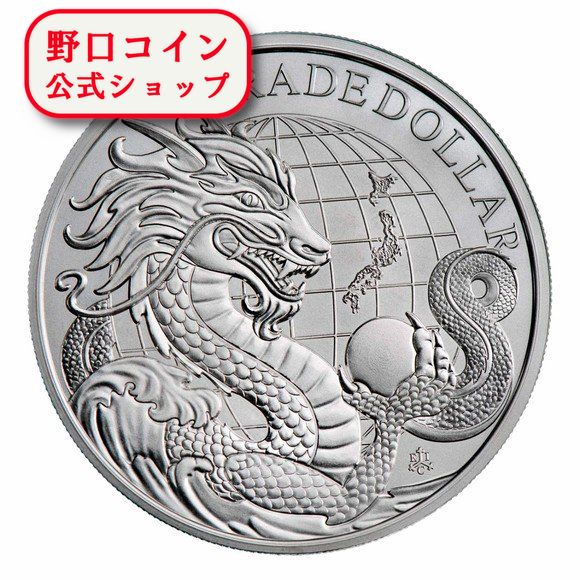 即納 　 【地金型版】2023 1オンス セントヘレナ 現代版日本貿易銀 銀貨 1ポンド 新品未使用【特選】@170568376