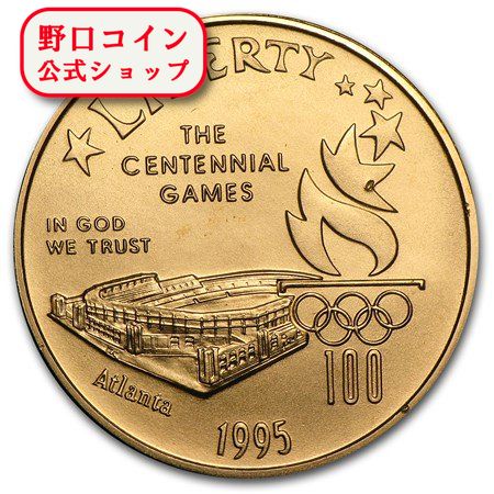 楽天市場】U.S.A. アメリカ 5ドル 金貨 1995 アトランタオリンピック