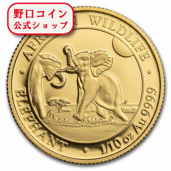即納 2024 1/10オンス ソマリア エレファント 金貨 20mmクリアケース付き 新品未使用 @177398231