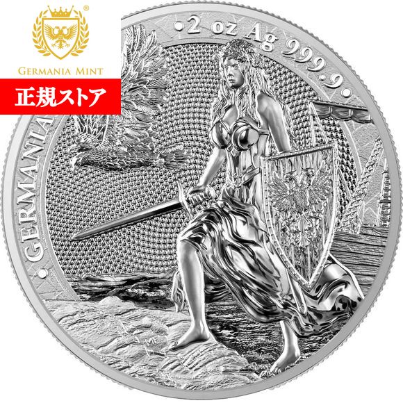 即納・追跡可 　 【正規販売店】2022 2オンス ポーランド ジャーマニア円形銀【特選】