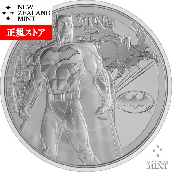 即納・追跡可 　 2022 3オンス ニウエ バットマン・クラシック 銀貨 プルーフ 【Proof】 10ドル 新品未使用【特選】