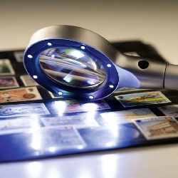 【ライトハウス社製】LEDライト付きルーペ(2.5倍55mm)