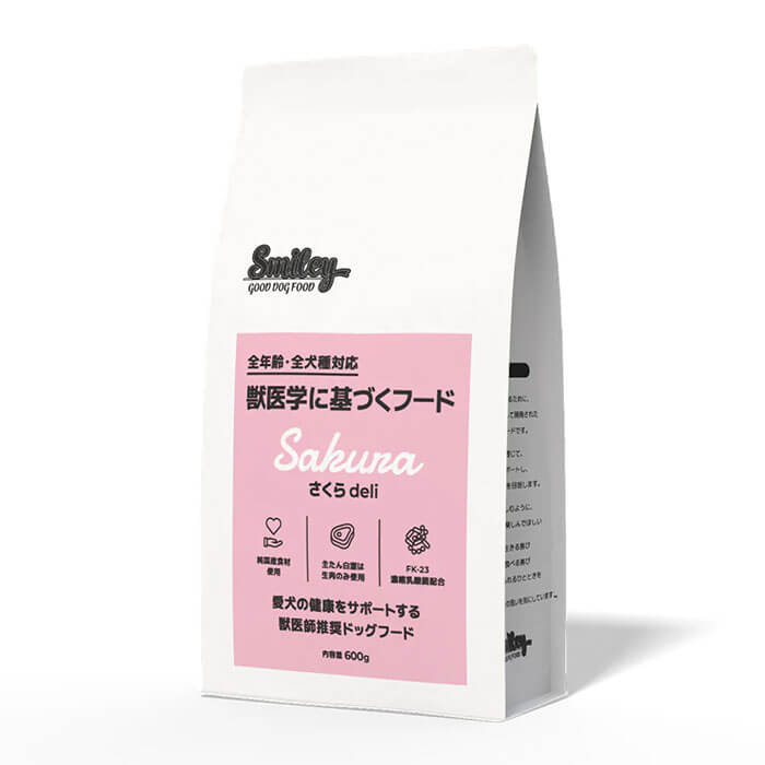 スマイリー 国産さくらdeli 600g / 1.5kg（500g×3袋） / 5kg（500g×10袋）ドッグフード 犬 ごはん 国産 無足し加える 無塗り付ける 馬 桜肉 素っ気ないボンネット 犬用 全年歳用  smiley
