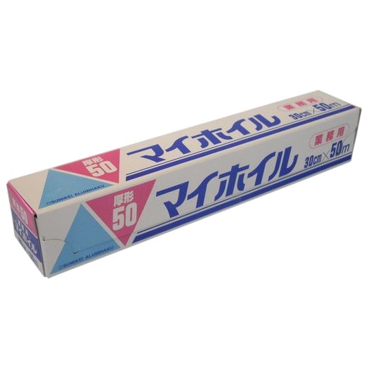 【期間限定P2倍】 マイホイル　厚型50 20μ　30cm×50m　20本入●ケース販売お徳用