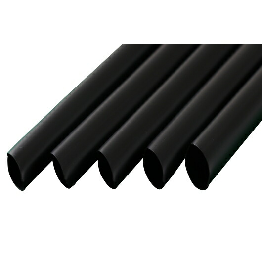 【期間限定P2倍】 ストレートストロー　片先斜めカット品　12mm×18cm　包装なし　黒色(646)　130本入×20箱【メーカー直送・代引き不可・時間指定不可・沖縄、離島不可】