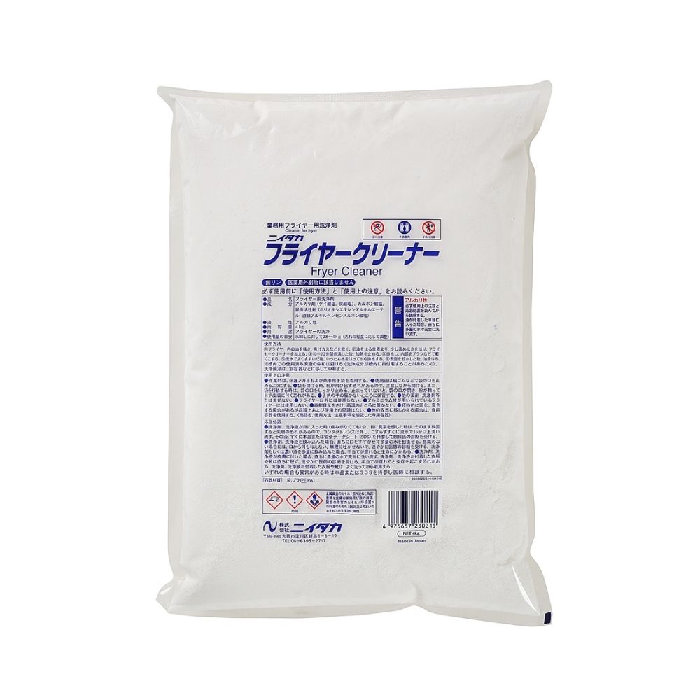 【継続期間制限事項P2倍】 ニイタカ フライヤークリーナー 4kg×4袋入【取り寄せ商いもの・即納不可・代引っ張ること不可・返品不可】