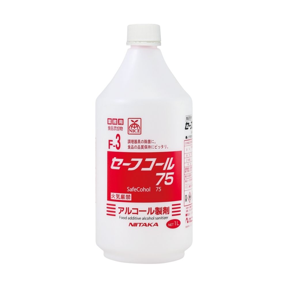 【期間限定P2倍】 ニイタカ　セーフコール75　スプレーガンなし　1L×12本入【取り寄せ商品・即納不可・代引き不可・返品不可】