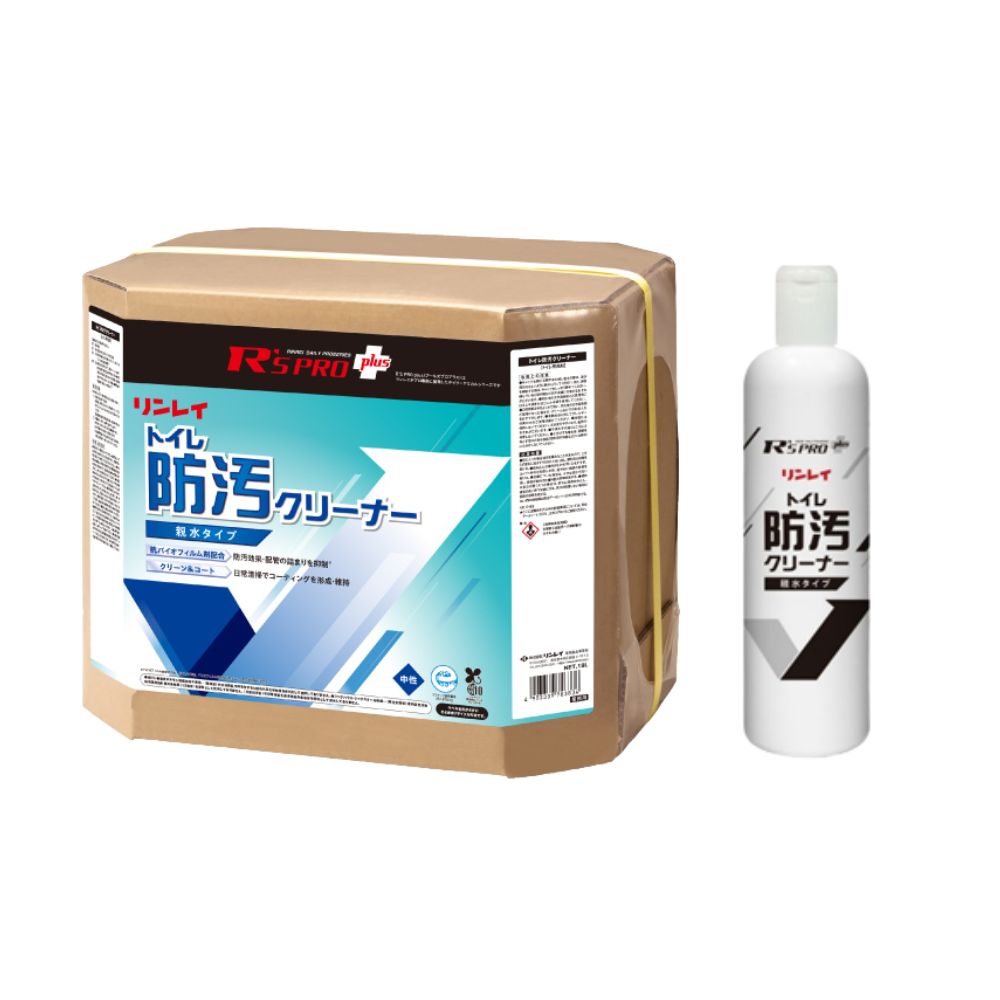 リンレイ　トイレ防汚クリーナー　18L+専用小分けボトル　400mL&times;6本入セット●セット販売お徳用【取り寄せ商品・即納不可・代引き不可・返品不可】｜業務ショップのん太郎 店