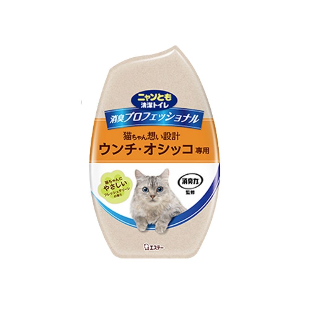 【継続期間押さえるP2倍】 エステー 愛玩動物向け室内用便器装置 ニャンとも小ぎれい室内用便器 消臭専門的 置き型 生新しい緑であることの芳ばしさ 400mL×18本【取り寄せ商いもの・即納不可・代引っ張ること不可・返品不可】