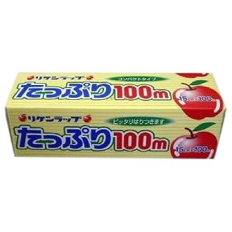 【継続期間押さえるP2倍】 【納期宙ぶらりん】【2026年2月先達ってからのリピーター様押さえる】リケン一回り １５ｃｍ×１００ｍ ３０本入●容れもの売りわたすお徳用