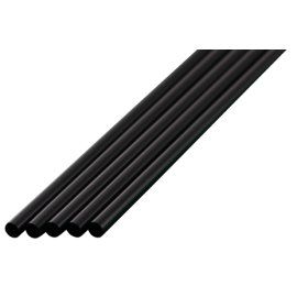 【納期未定】【2026年2月以前からのリピーター様限定】ストレートストロー 4.5mm×18cm 包装なし 黒色 1000本入×20箱【メーカー直送・代引き不可・時間指定不可・沖縄、離島不可】