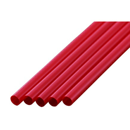 【納期未定】【2026年2月以前からのリピーター様限定】ストレートストロー 6mm×17cm 包装なし 赤色 500本入×20箱【メーカー直送・代引き不可・時間指定不可・沖縄、離島不可】