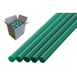 【納期未定】【2026年2月以前からのリピーター様限定】ストレートストロー 6mm×21cm 包装なし 緑色 500本入×20箱【メーカー直送・代引き不可・時間指定不可・沖縄、離島不可】