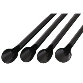 【納期未定】【2026年2月以前からのリピーター様限定】スプーンストロー 6mm×21cm 包装なし 黒色 500本入×20箱(輸入品)【メーカー直送・代引き不可・時間指定不可・沖縄、離島不可】