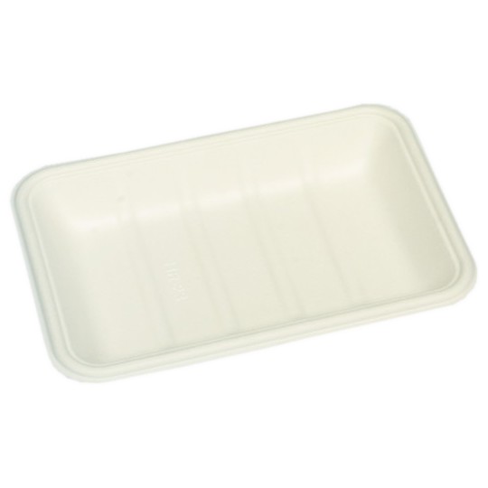 パルプモールド容器 モールドトレー MT-23 無地 177×121×22mm 50枚×24入【メーカー直送・代引き不可・時間指定不可・沖縄、離島不可】