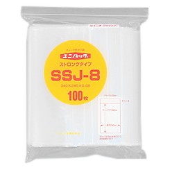 【継続期間押さえるP2倍】 【納期宙ぶらりん】【2026年2月先達ってからのリピーター様押さえる】ユニパック 同盟罷工ロング SSK-8 20＋400×280×0.08粍 100枚×2袋【専用バス発着場直送】