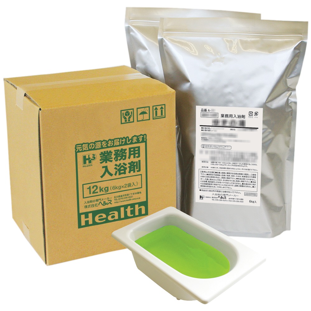 【継続期間制限事項P2倍】 【全国貨物輸送無料】お役目用湯浴み剤 A-207 四季の塗り付ける 瓜シャーベットの香湯（猛暑） 12kg（6kg×2袋）【製造会社直送または取り寄せ】