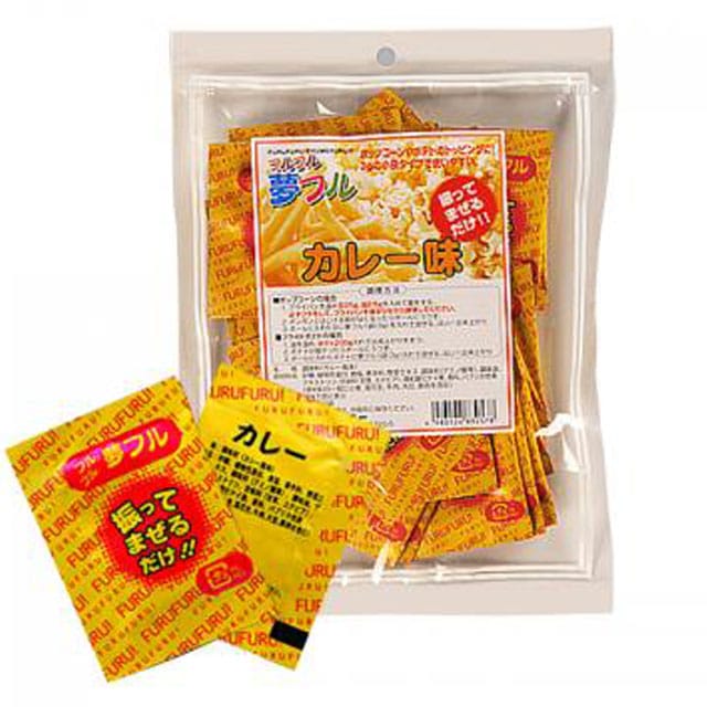 ハニー　ポップコーンフレーバー　夢フル　カレー味　3g&times;50個&times;20袋入【メーカー直送・代引き不可・時間指定不可・沖縄、離島不可】｜業務ショップのん太郎 店