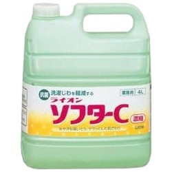 【期間限定P2倍】 ライオンソフターＣ　ランドリー用柔軟剤　4Ｌ×3本入【取り寄せ商品・即納不可・代引き不可・返品不可】