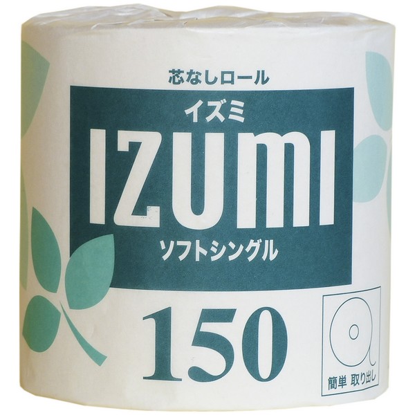 Amazon.co.jp: ○○○泉製紙 イズミ110 シングル 芯なし 1ケース
