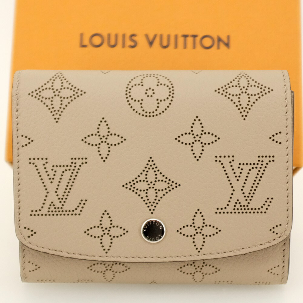 ルイヴィトン M80492 マヒナ イリス コンパクトウォレット 財布 楽天市場】美品 ルイ ヴィトン LOUIS VUITTON 二つ折り財布