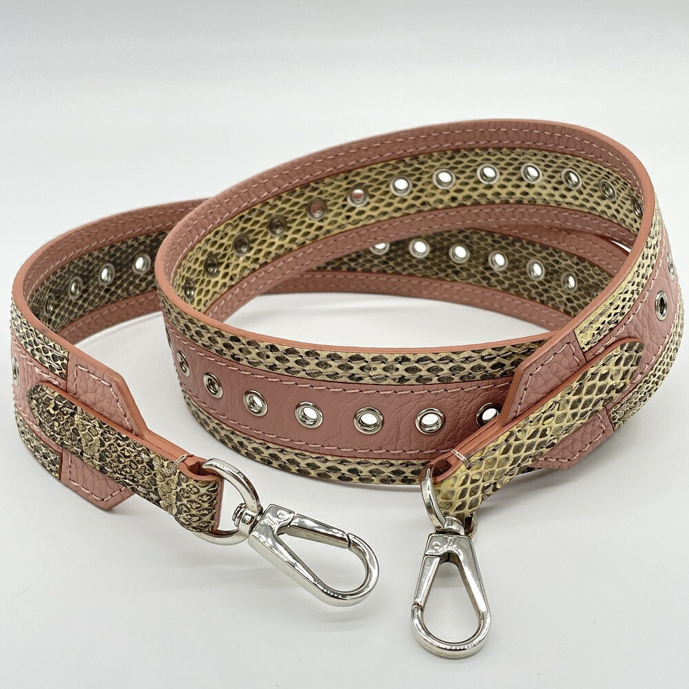 LOUIS VUITTON - ルイヴィトン LOUIS VUITTON ロゴ  J02308 モノグラム ショルダーストラップ パイソン ベージュ系 楽天市場】ルイヴィトン ショルダーストラップ メンズ