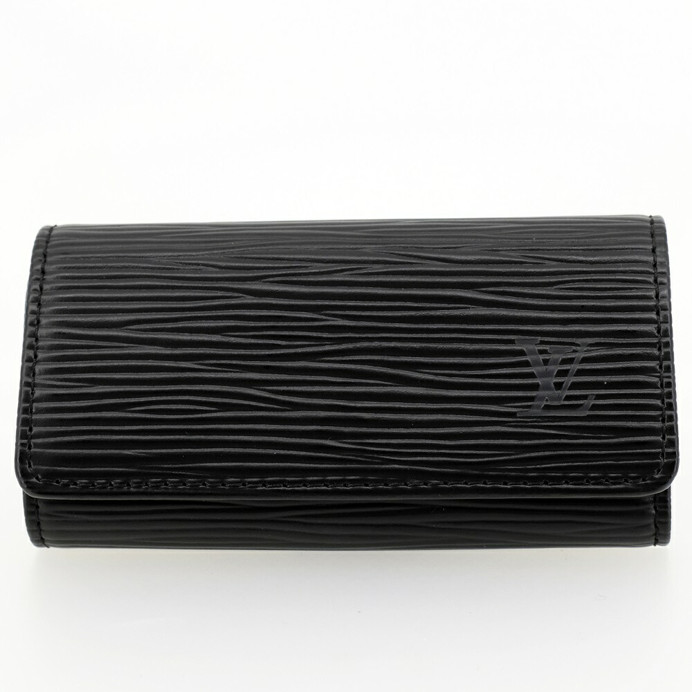 Louis Vuitton エピレザー キーケース 黒 美品 LOUIS VUITTON【ルイヴィトン】エピ 6連キーケース 黒