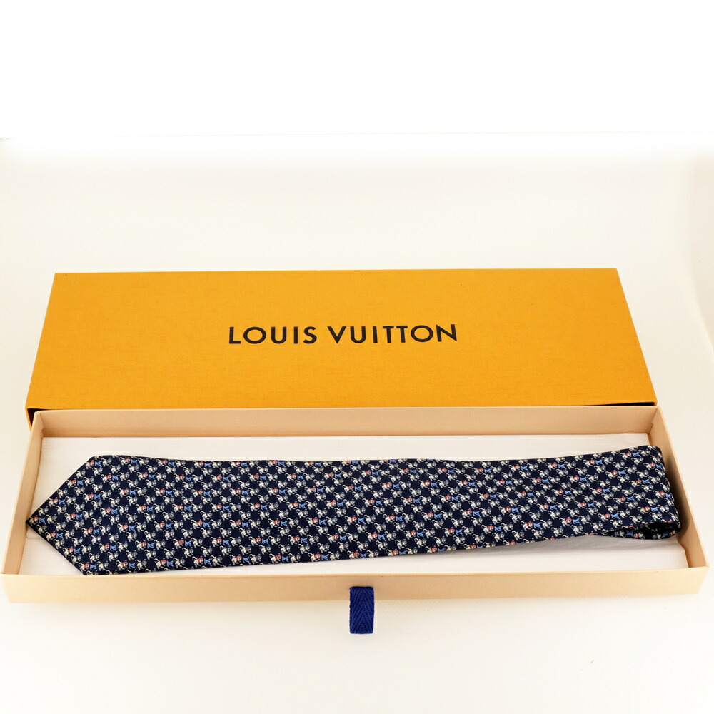 楽天市場】【新品】 ルイヴィトン ネクタイ LV ミニマルバンド 7cm